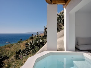 Bohemian Sunset Sea View Suite Outdoor Plunge Pool