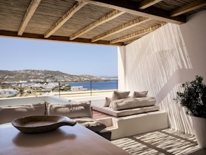 Bohemian Sunset Sea View Suite Heated Plunge Pool