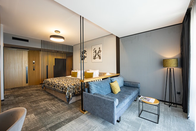Deluxe Double/Twin Sea View - Living Area