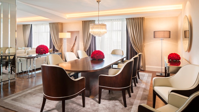 Royal Suite Dining Area Breidenbacher Hof