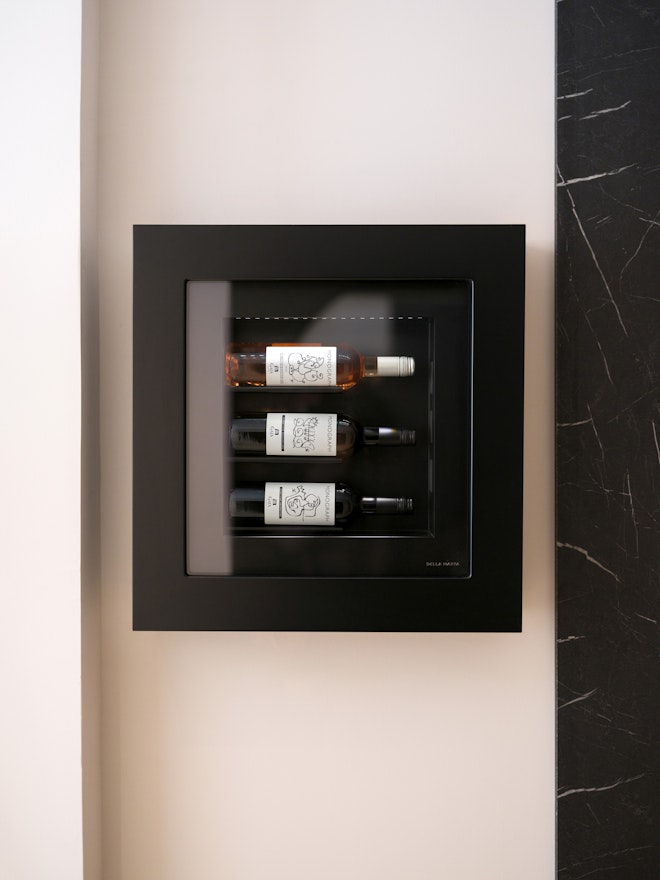 In room curated wine display