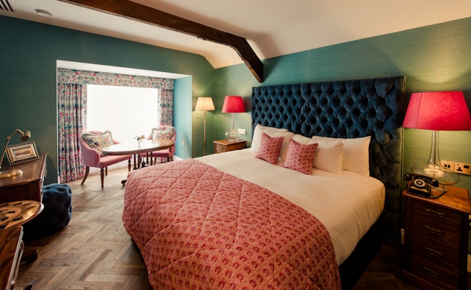 The Coach House Fuchsia Bedroom