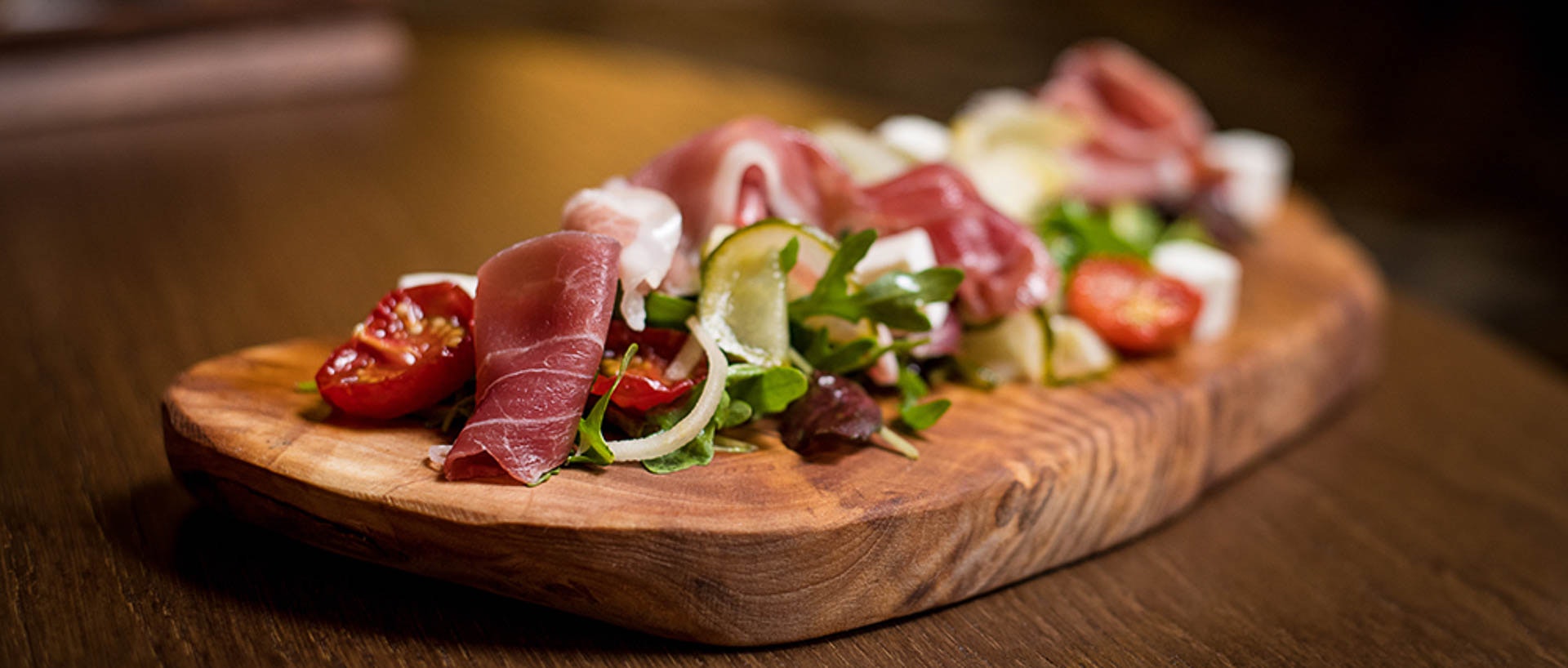 The Cellar Bar - Salad Of Feta Cheese Pickled Vegetables Salad Leaves