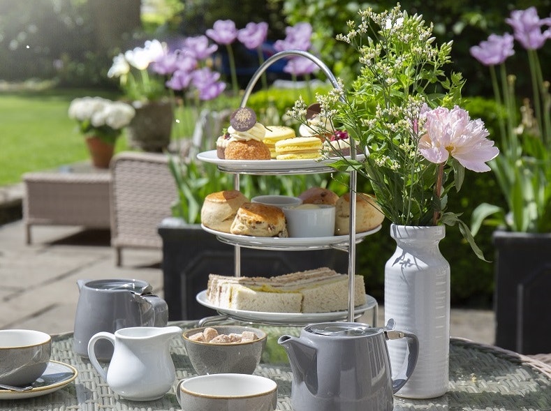 Afternoon Tea On Terrace