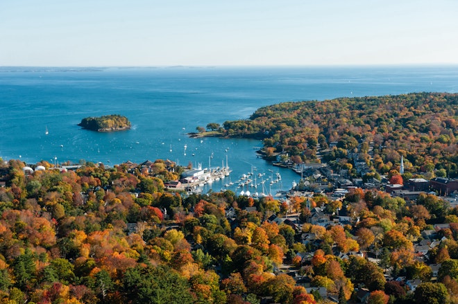 Camden Harbour from Mount Battie
