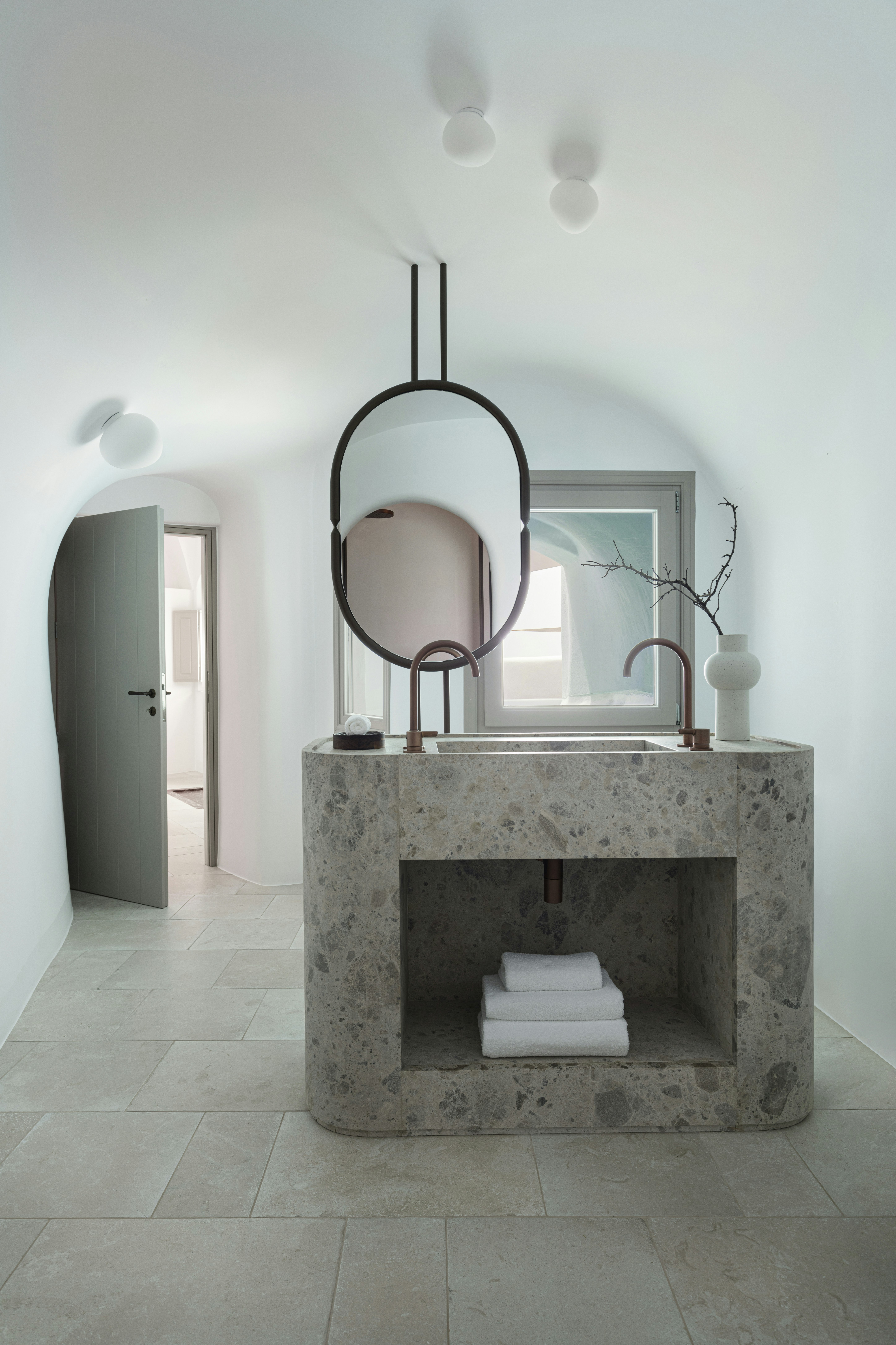 River Pool Suite Caldera Sea View