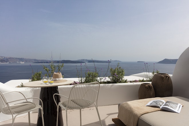 Honeymoon Suite Plunge Pool Caldera Sea View