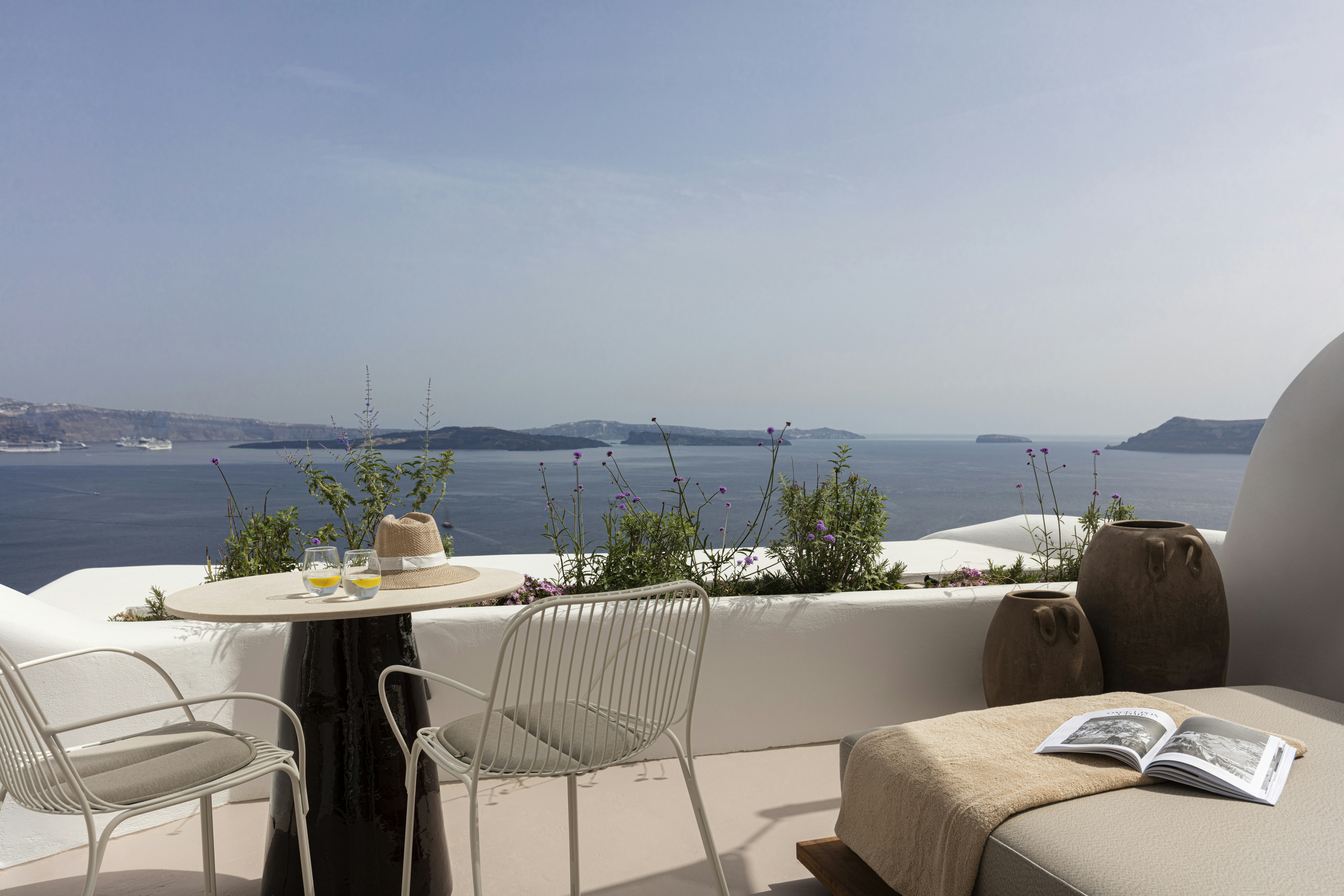 Honeymoon Suite Plunge Pool Caldera Sea View