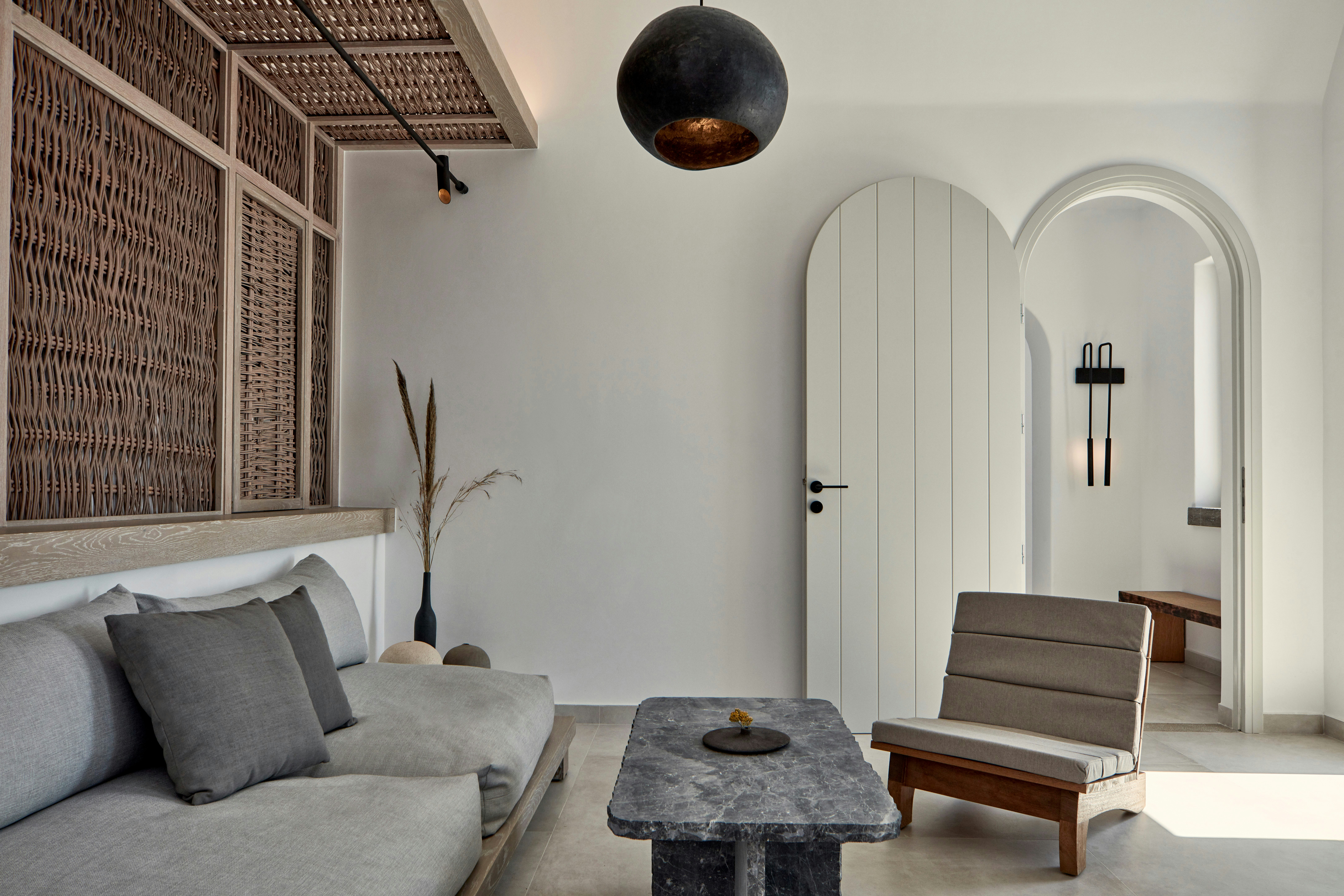 Honeymoon Suite with Plunge Pool - Living Area