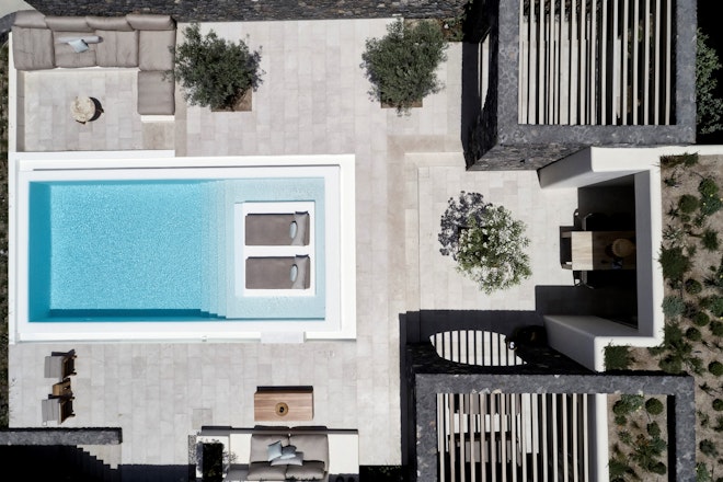 Epitome Pool Villa - Aerial View