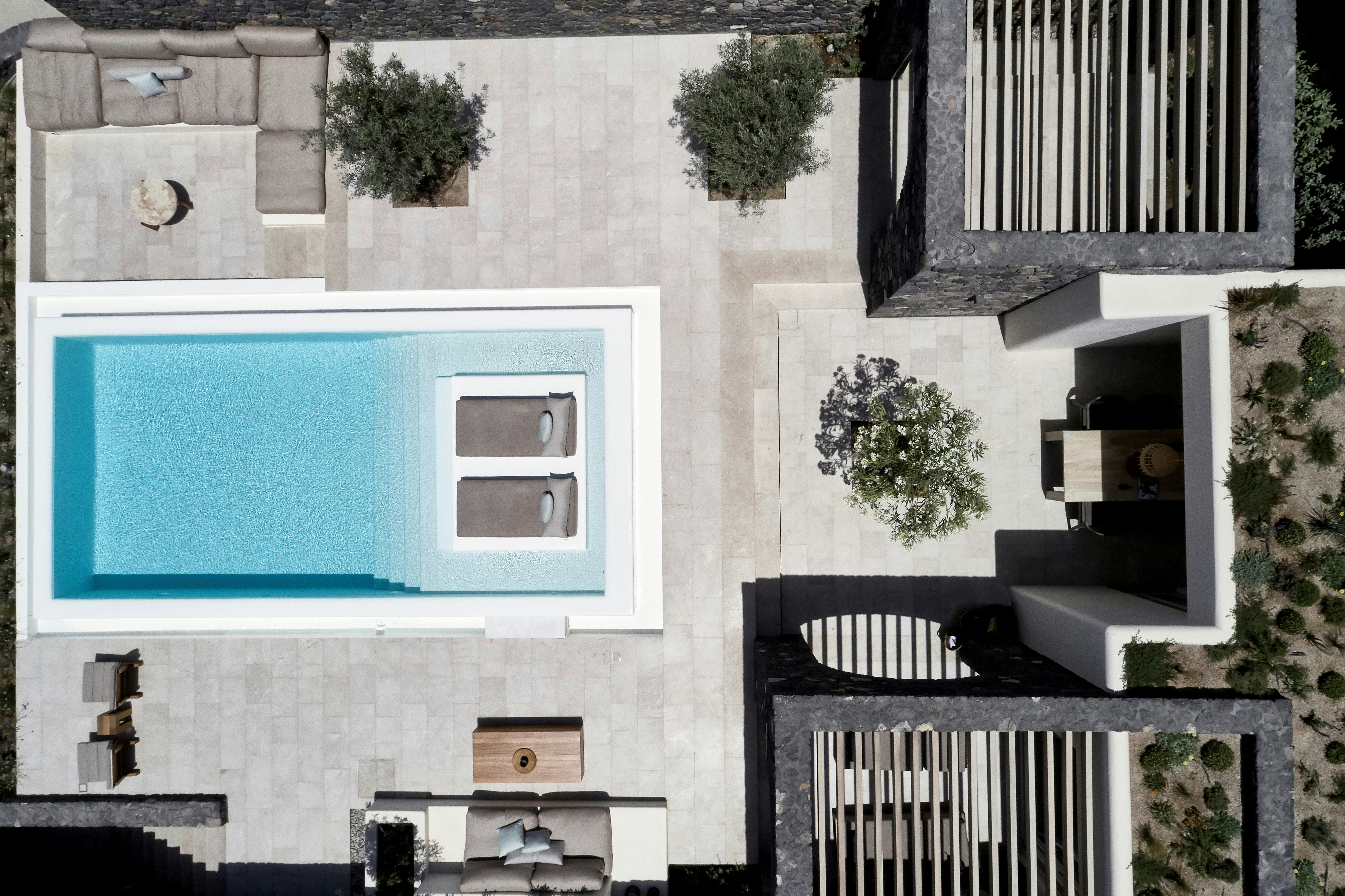 Epitome Pool Villa - Aerial View