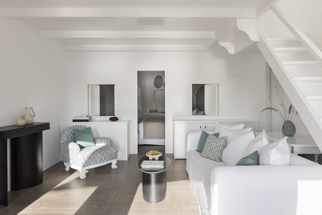 Canaves Suite with Pool - Living Area