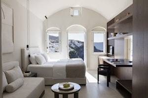 Canaves Oia Villa Infinity Pool - Bedroom