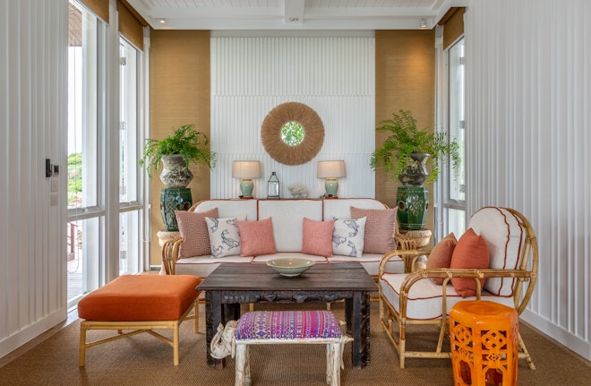 Fahn Noi Private Island Pool Villa - Living Area