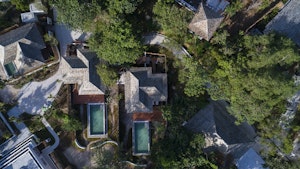 Beach Front Pool Villa - Aerial