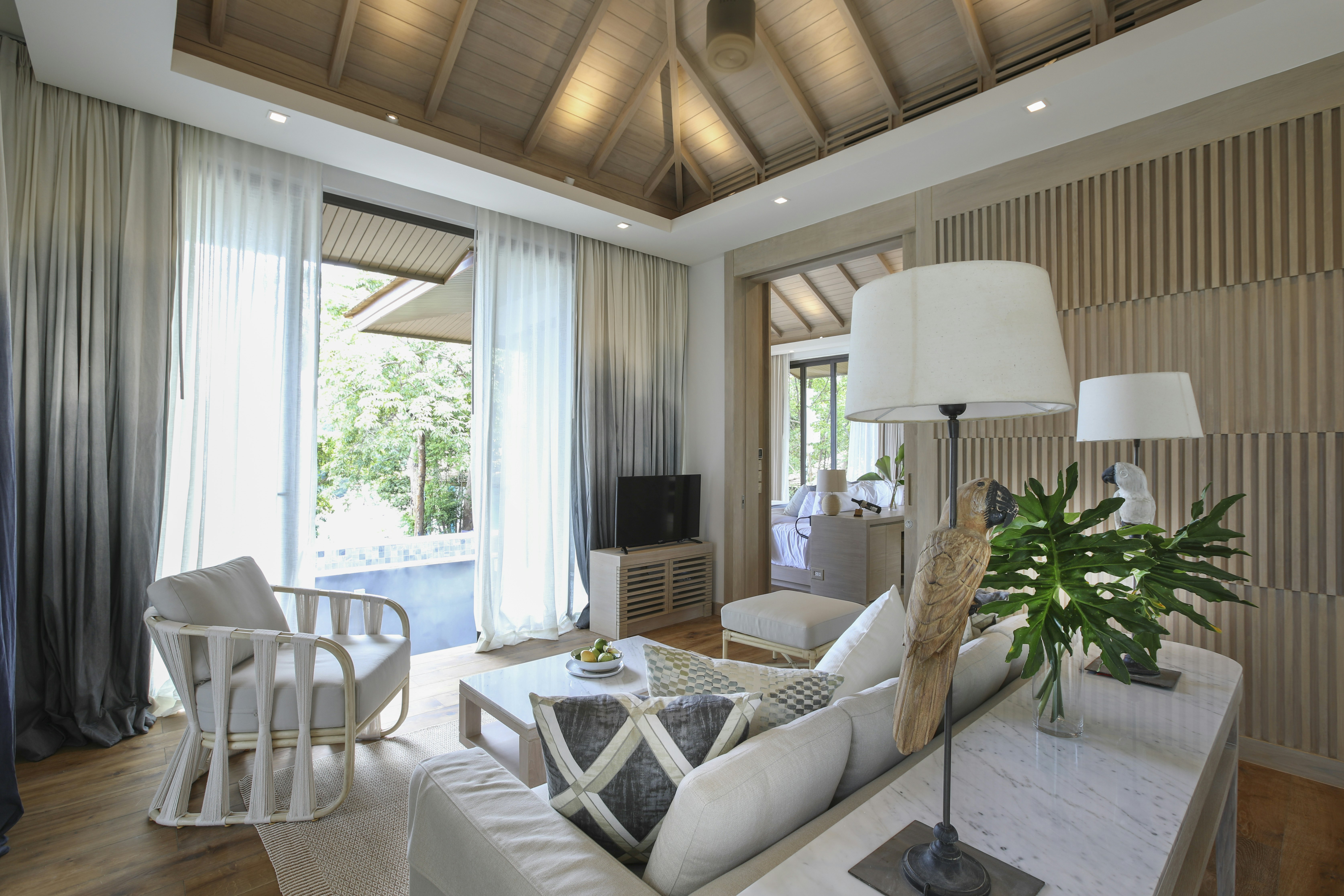 Tropical Two Bedroom Pool Villa - Living Area