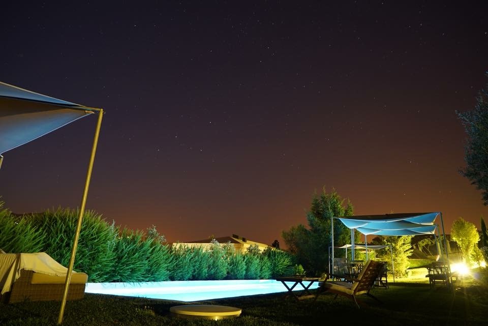 Swimming Pool By Night