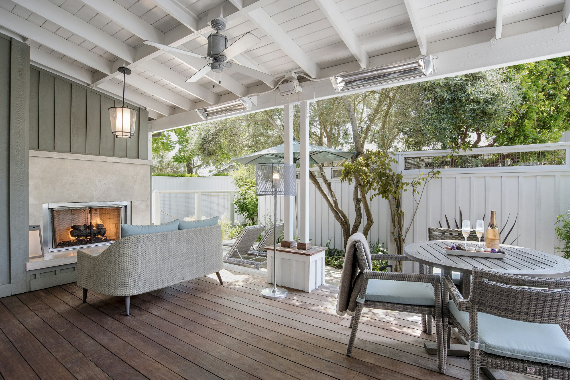 Residence - Patio with Fireplace