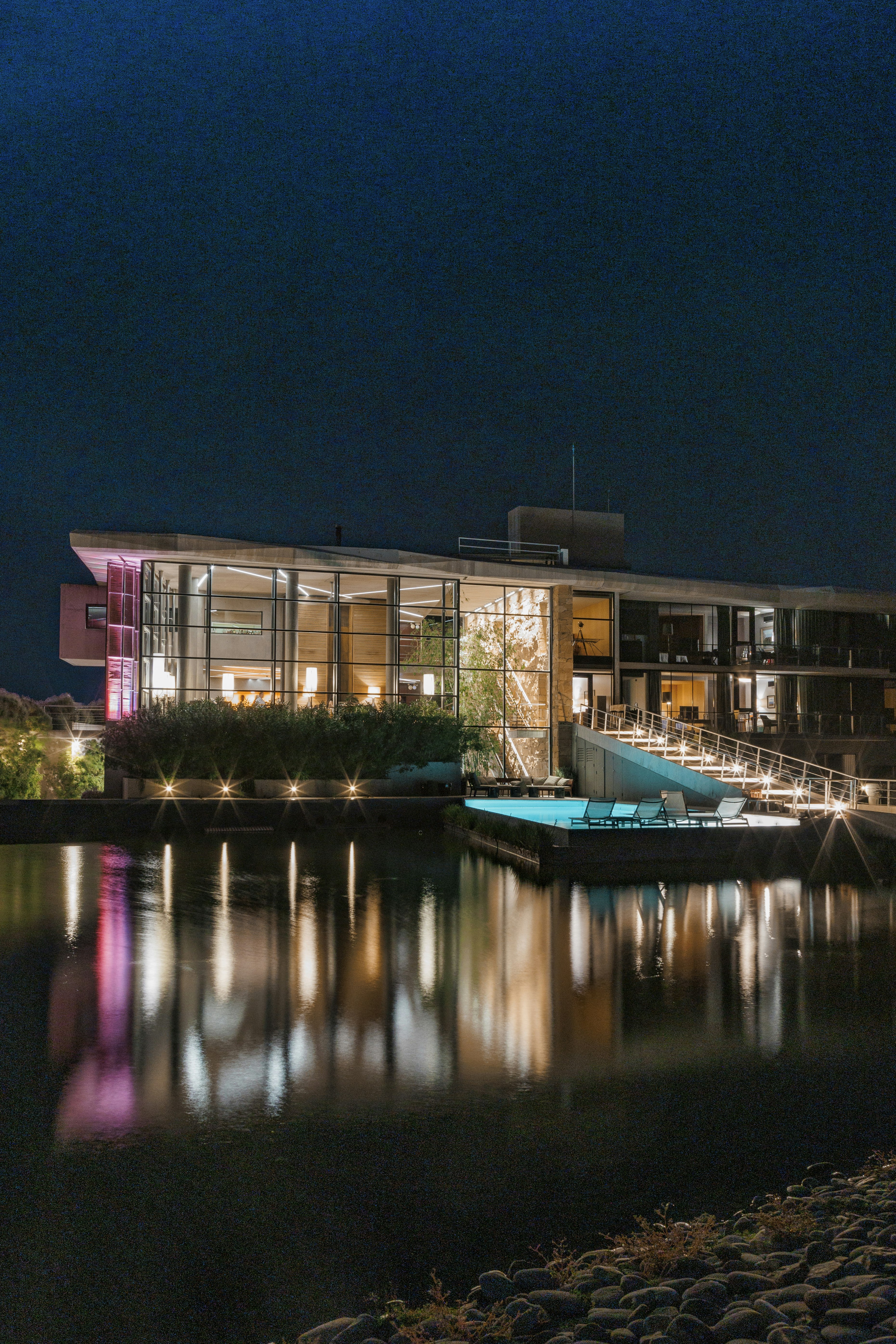 Hotel at night