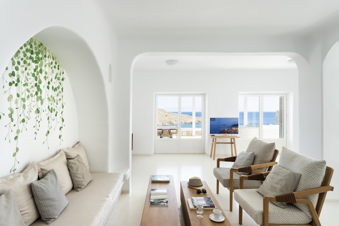 Family and Friends Seaside Villa - Living Area
