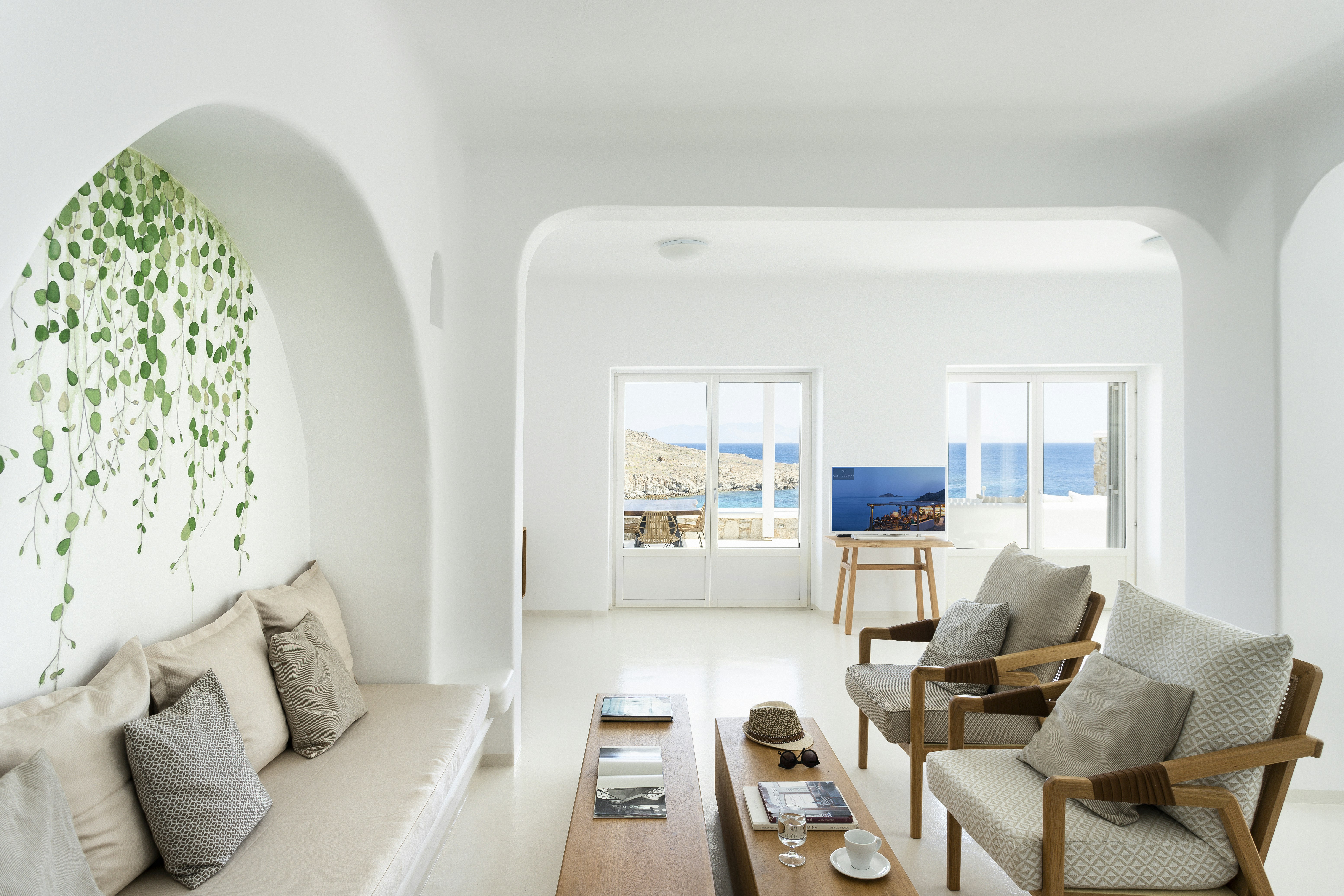 Family and Friends Seaside Villa - Living Area