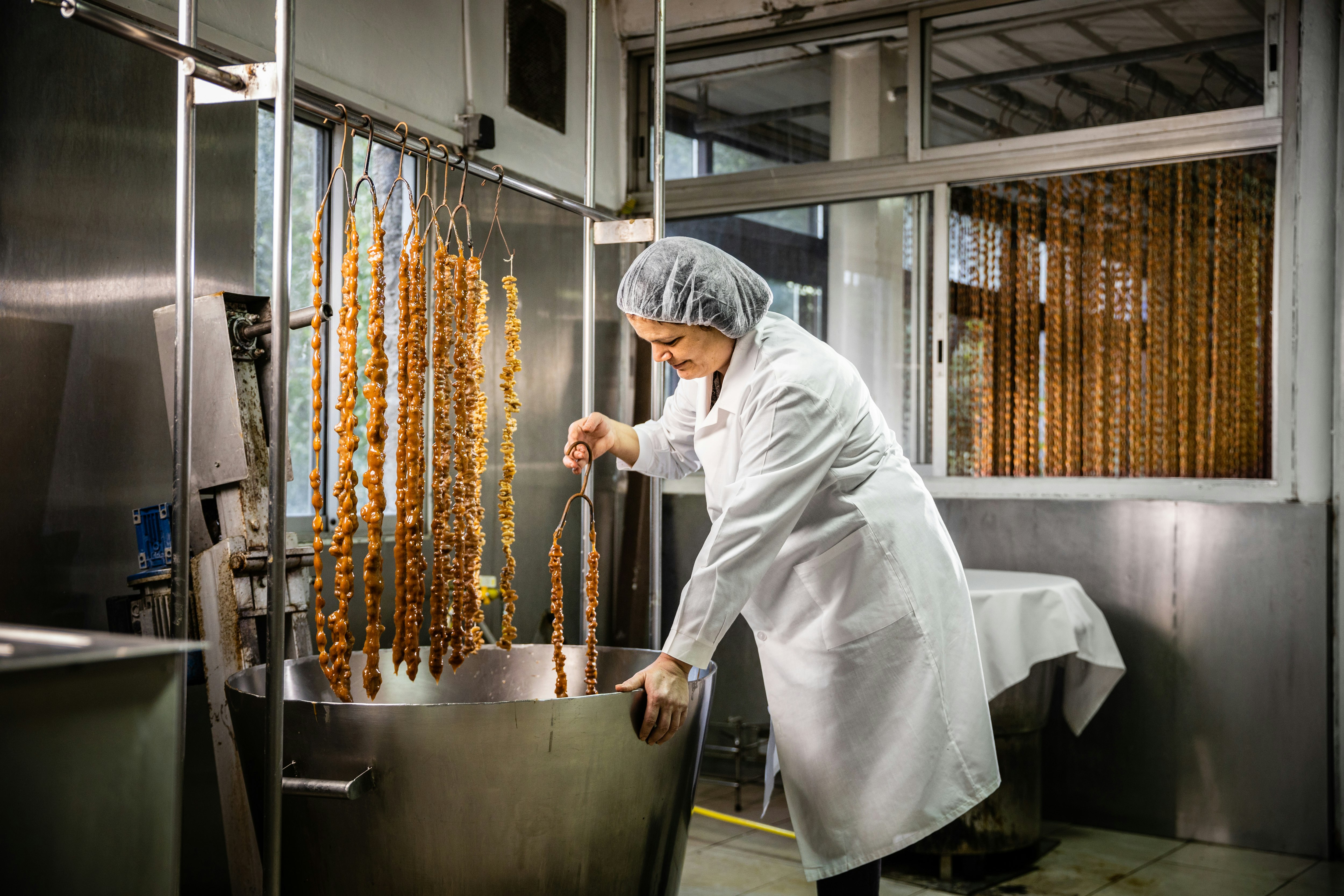 Preparing the Souzoukos