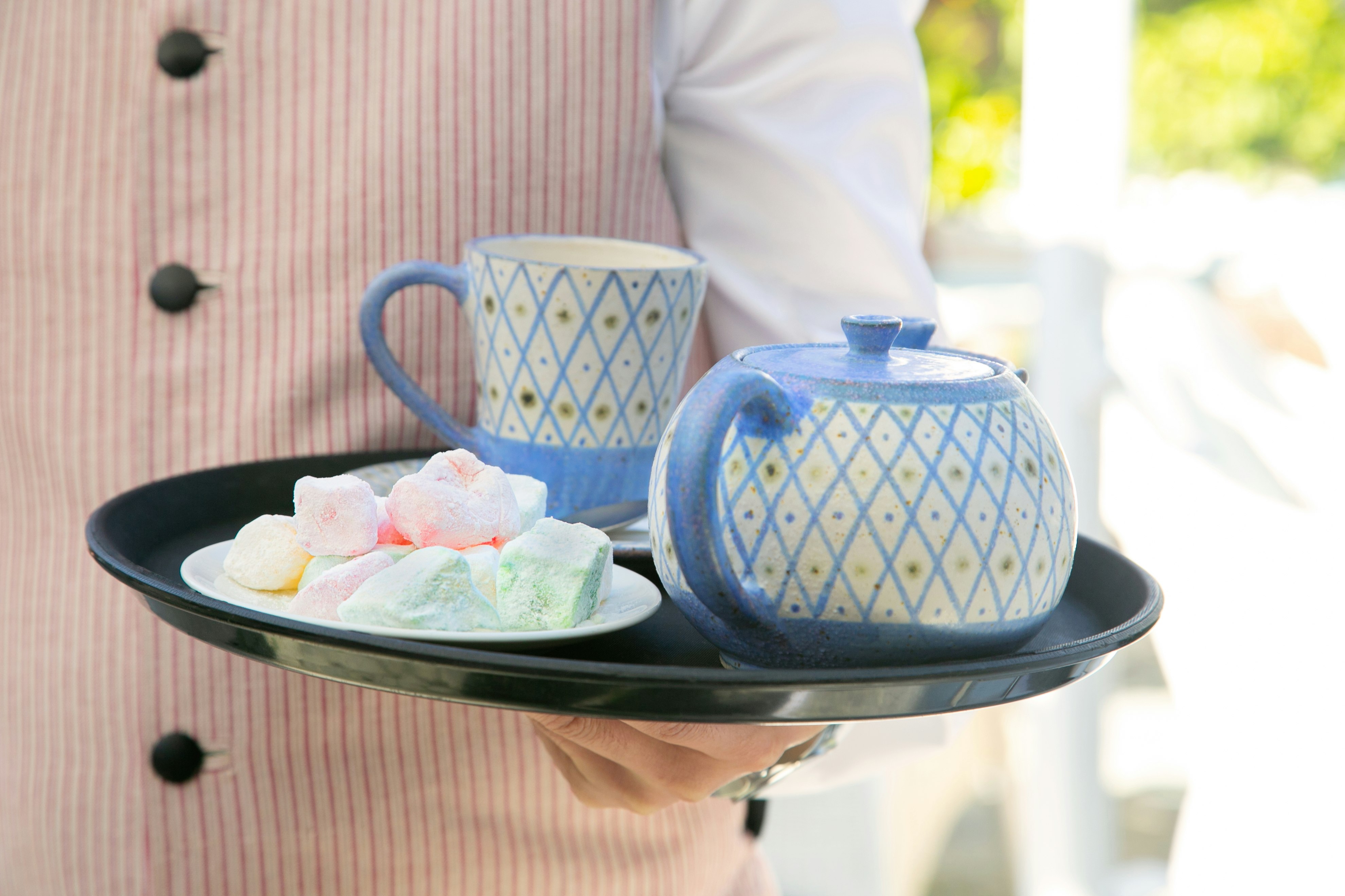 Byzantino Cafe Traditional Cypriot Mountain Tea With Loukoumia