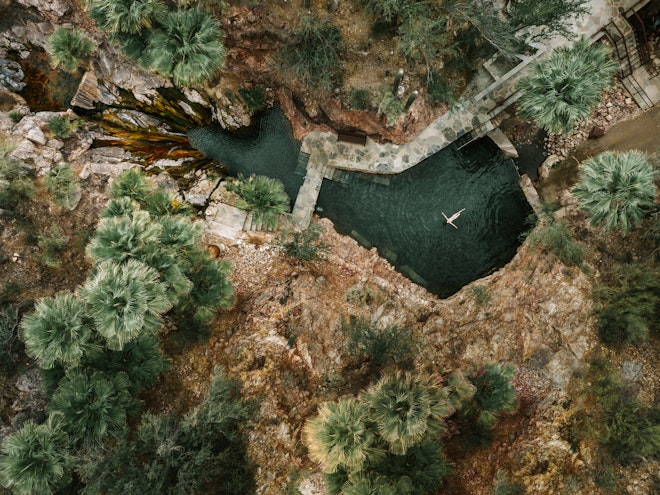 Castle Hot Springs Aerial