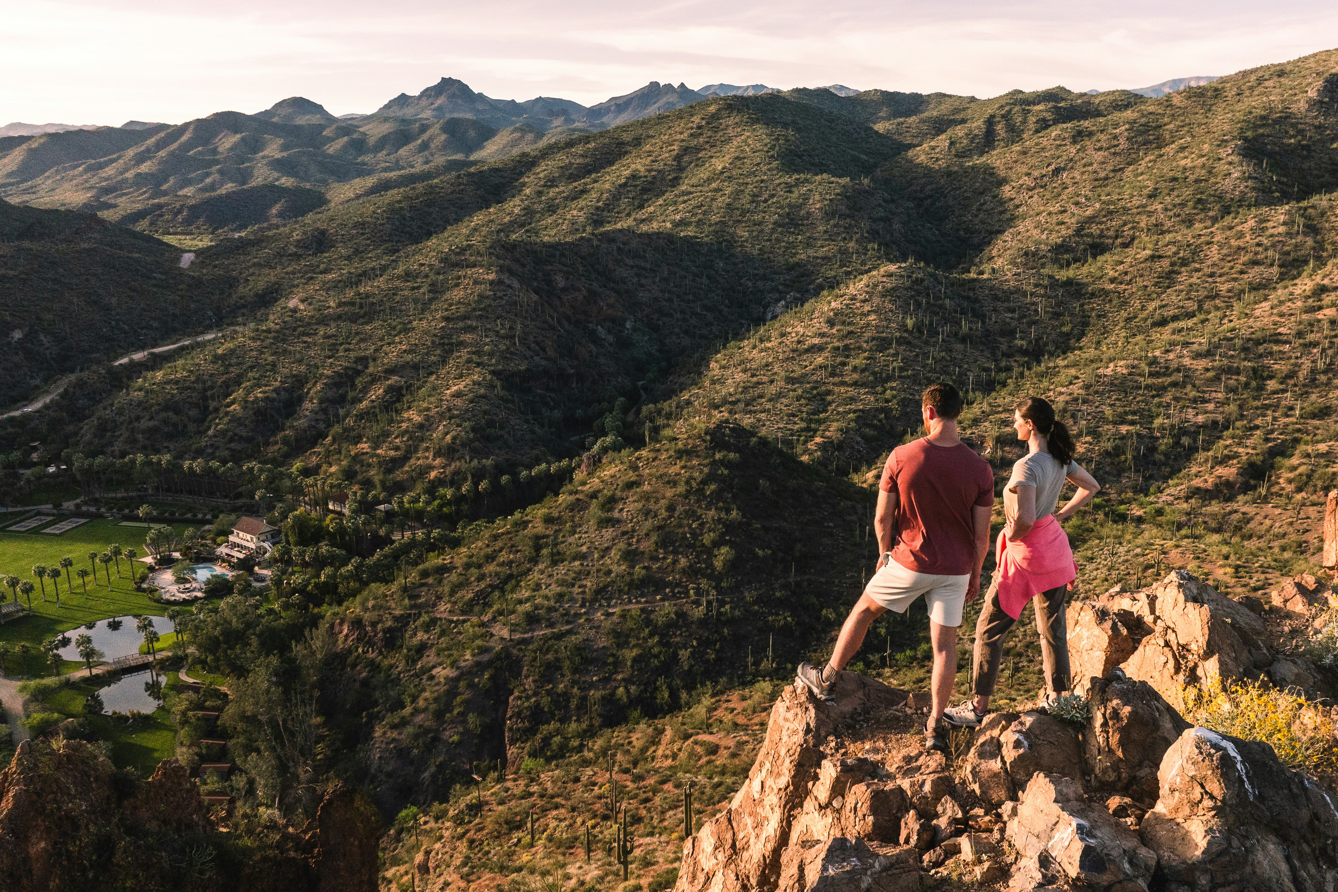 Couple Hiking at Castle Hot Springs