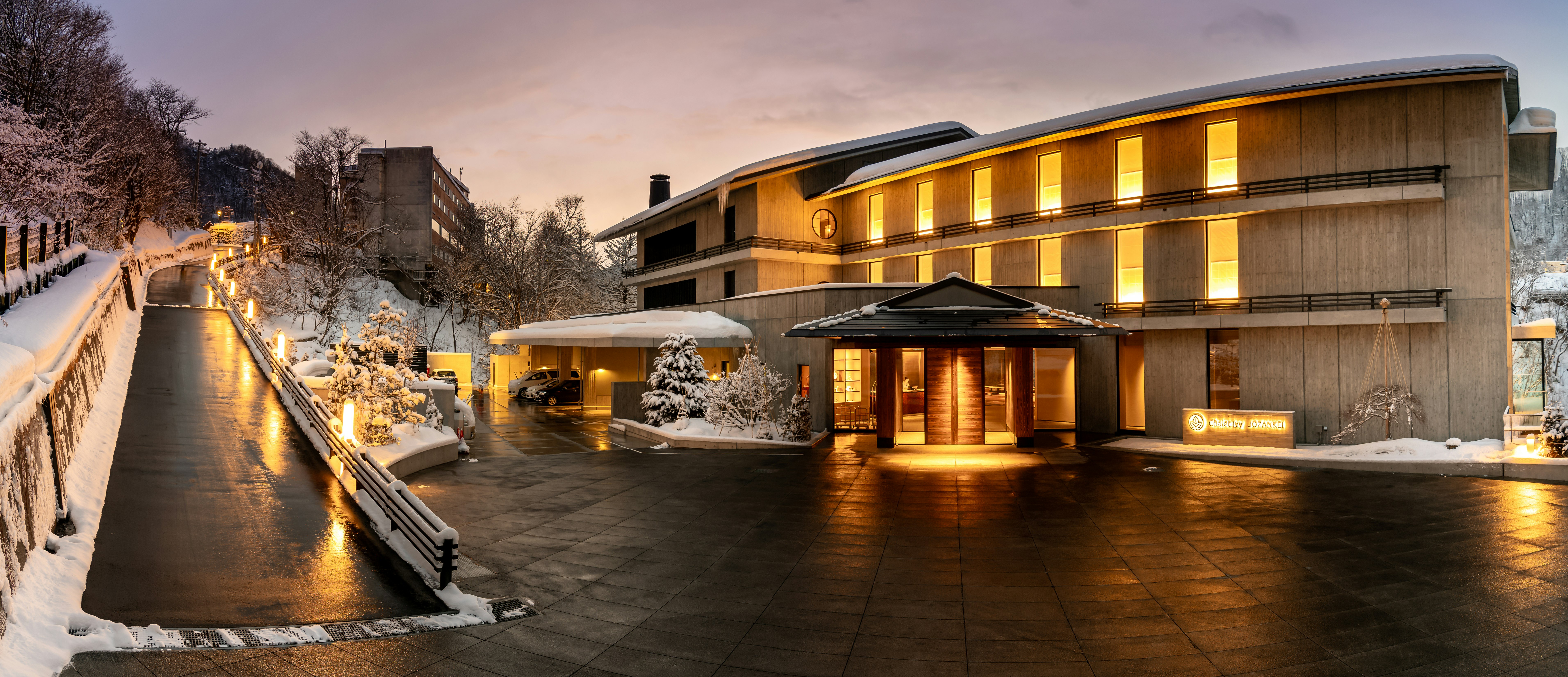 Exterior Early Evening Winter