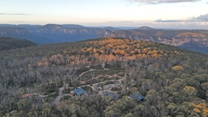 Lost Mountains Aerial Shot Chaletsblackheath
