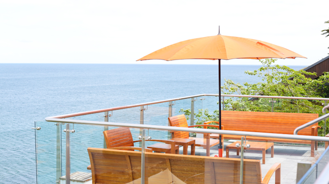 Oceanfront Bar Terrace