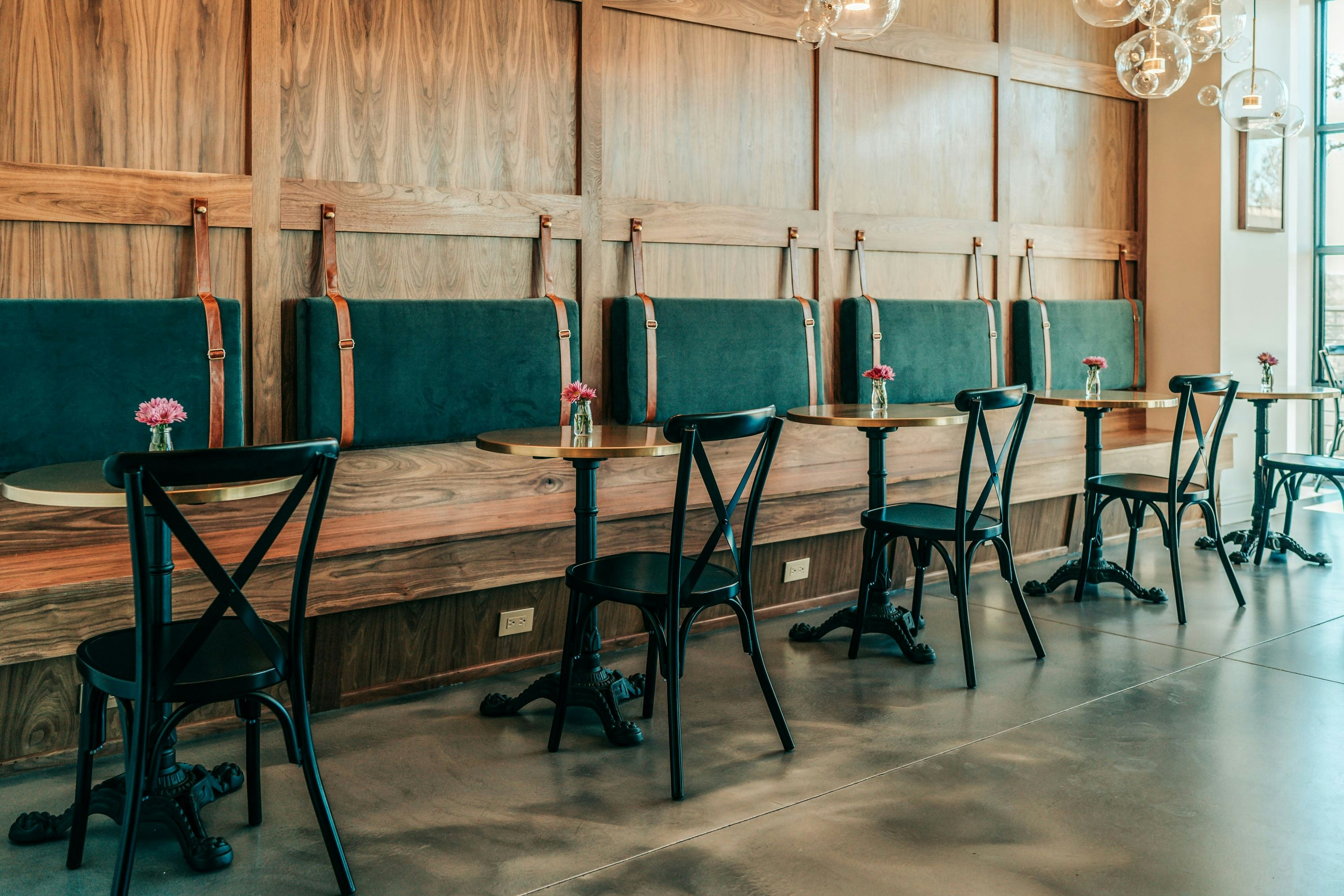 Simona's Coffee and Cocktail Bar Seating