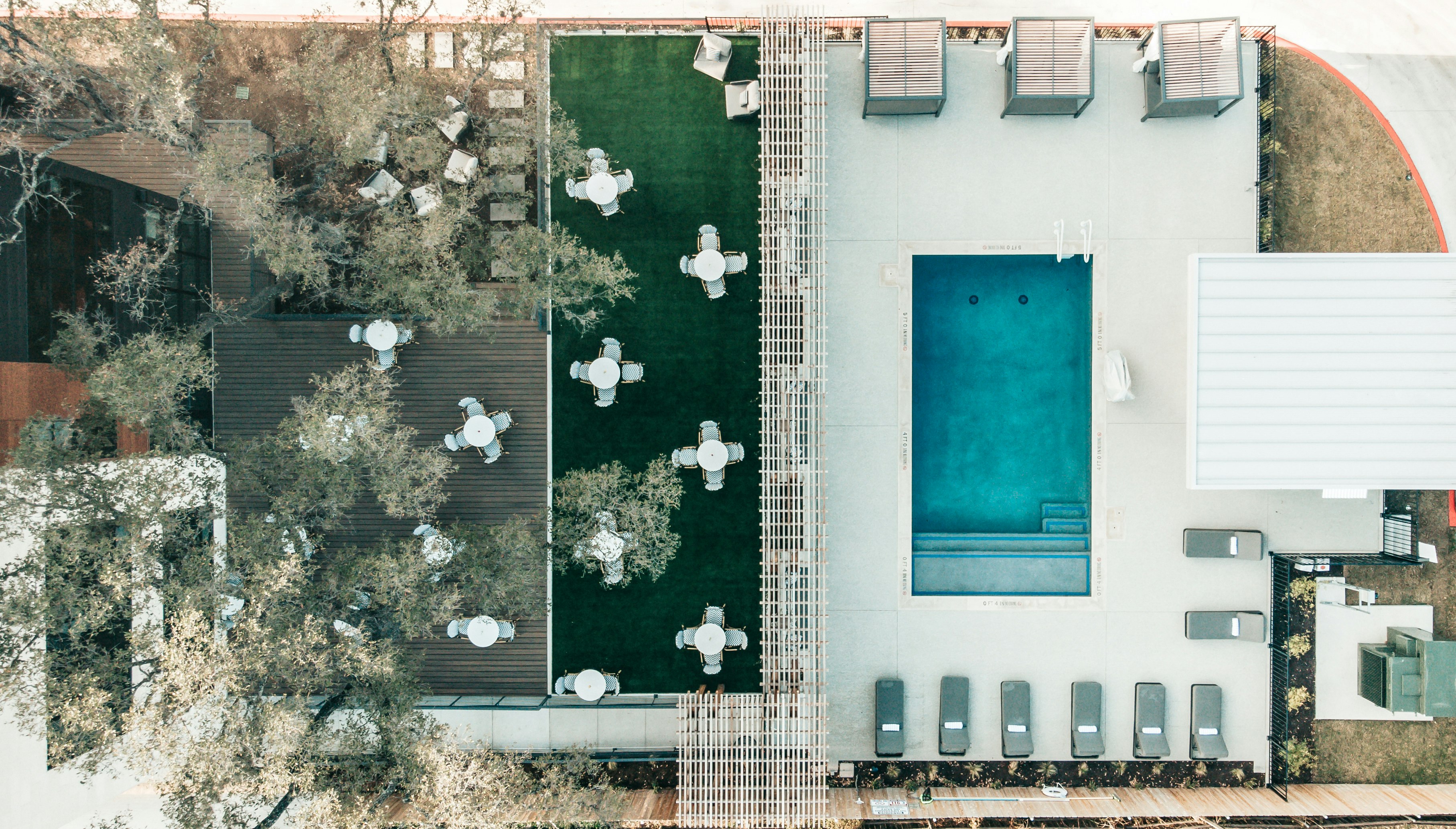 Swimming Pool - Aerial View