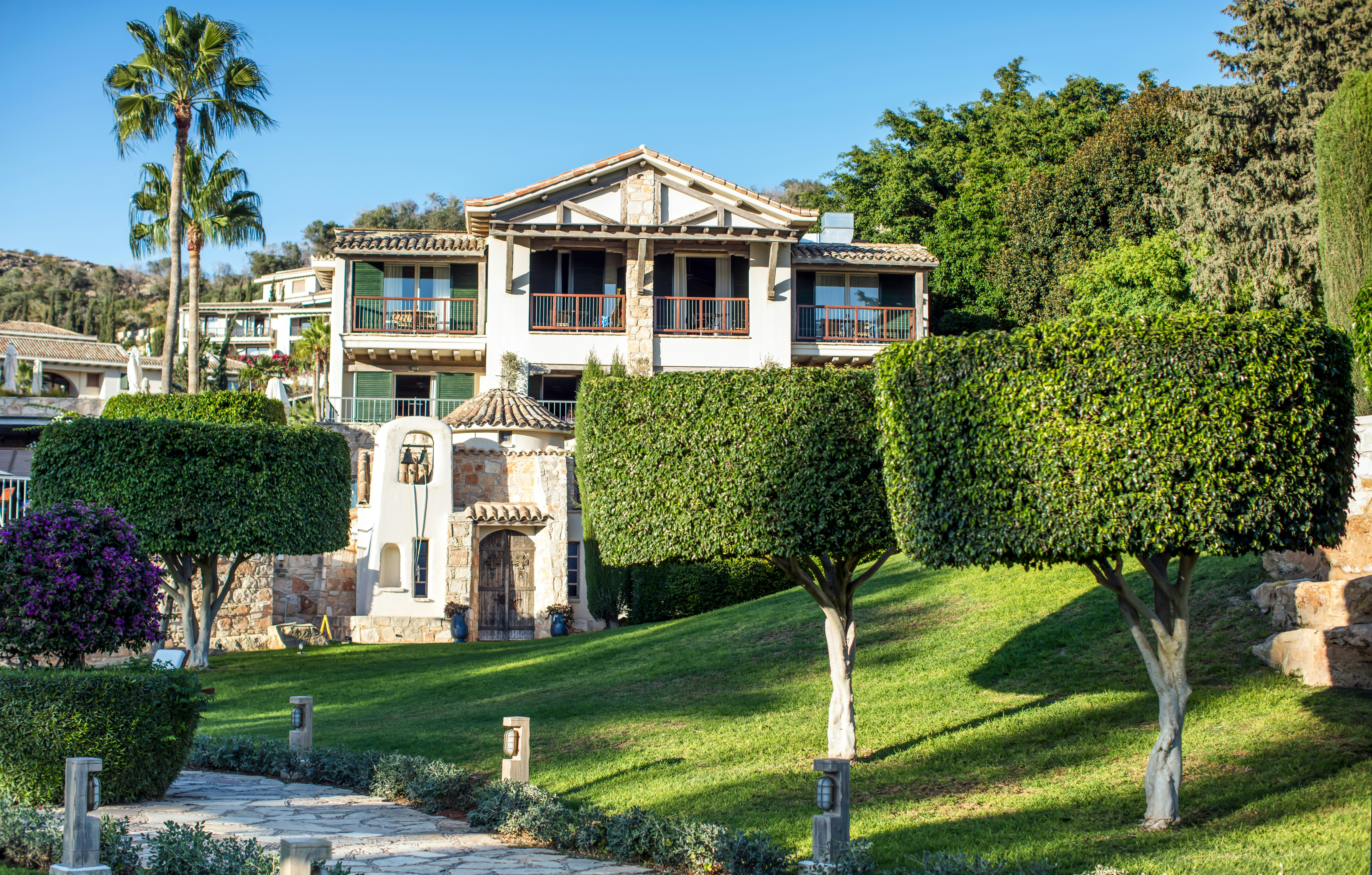 All Saints Chapel and Sea View Suite Balconies