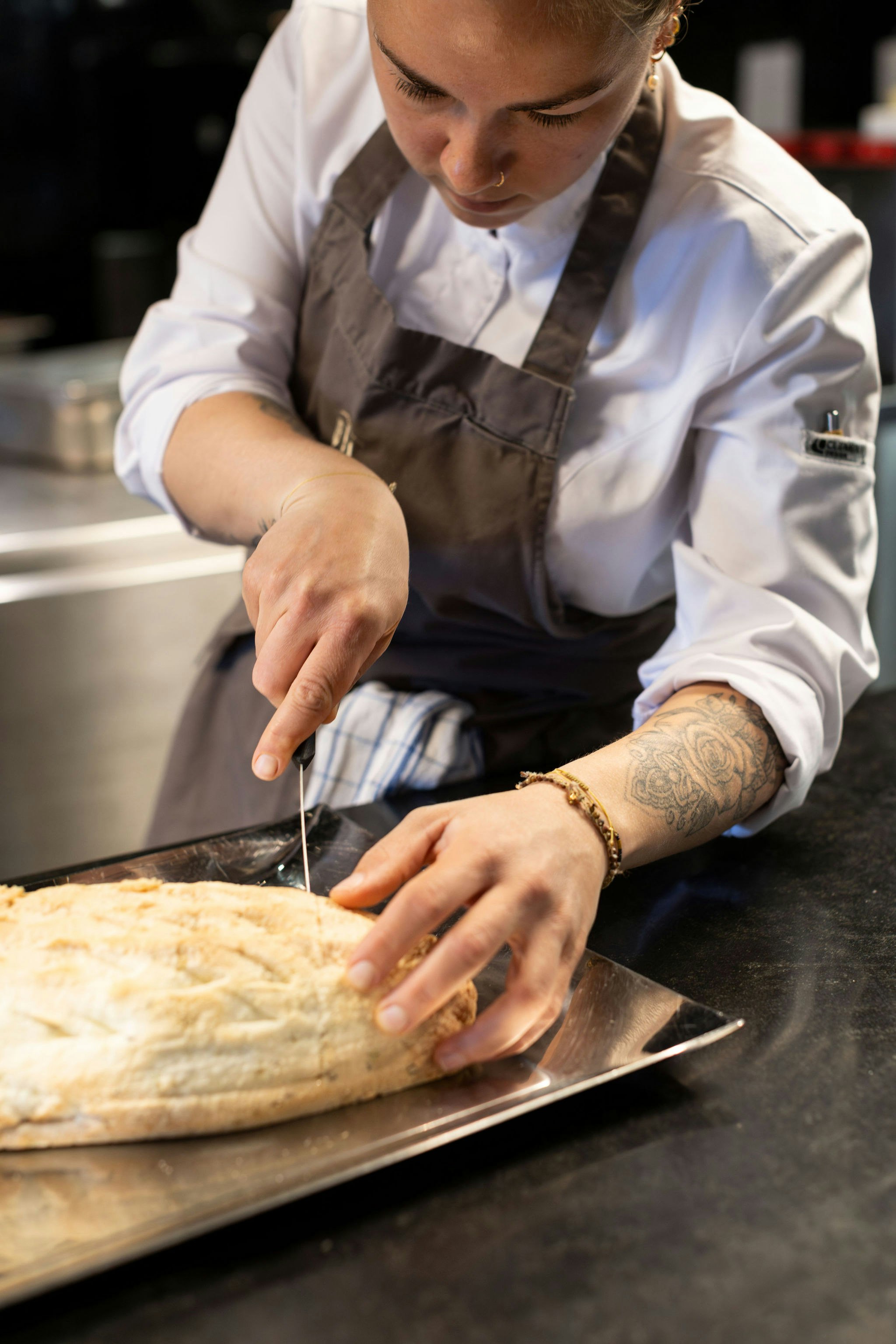 Sea bass in salt-crust (to share)