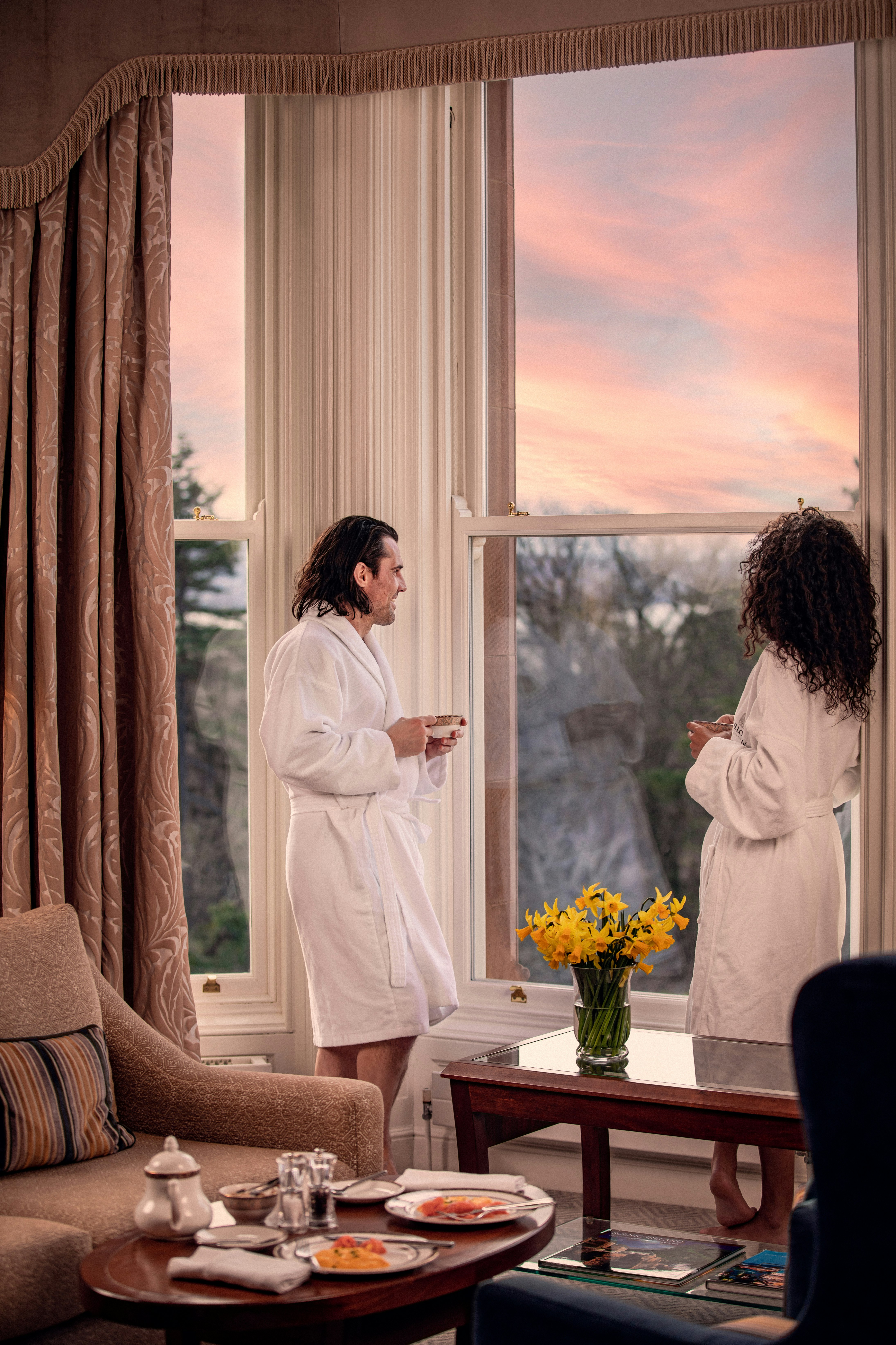 Sunset across the lough