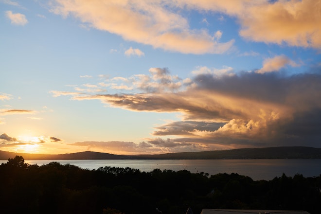 Sunset across the lough