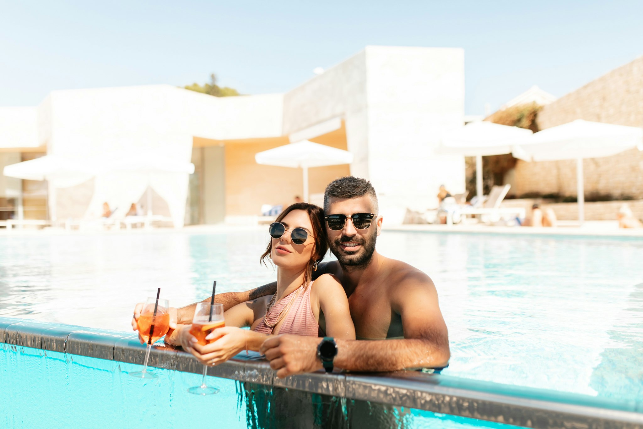 Relax under the summer sky at our Yacht Club Pool