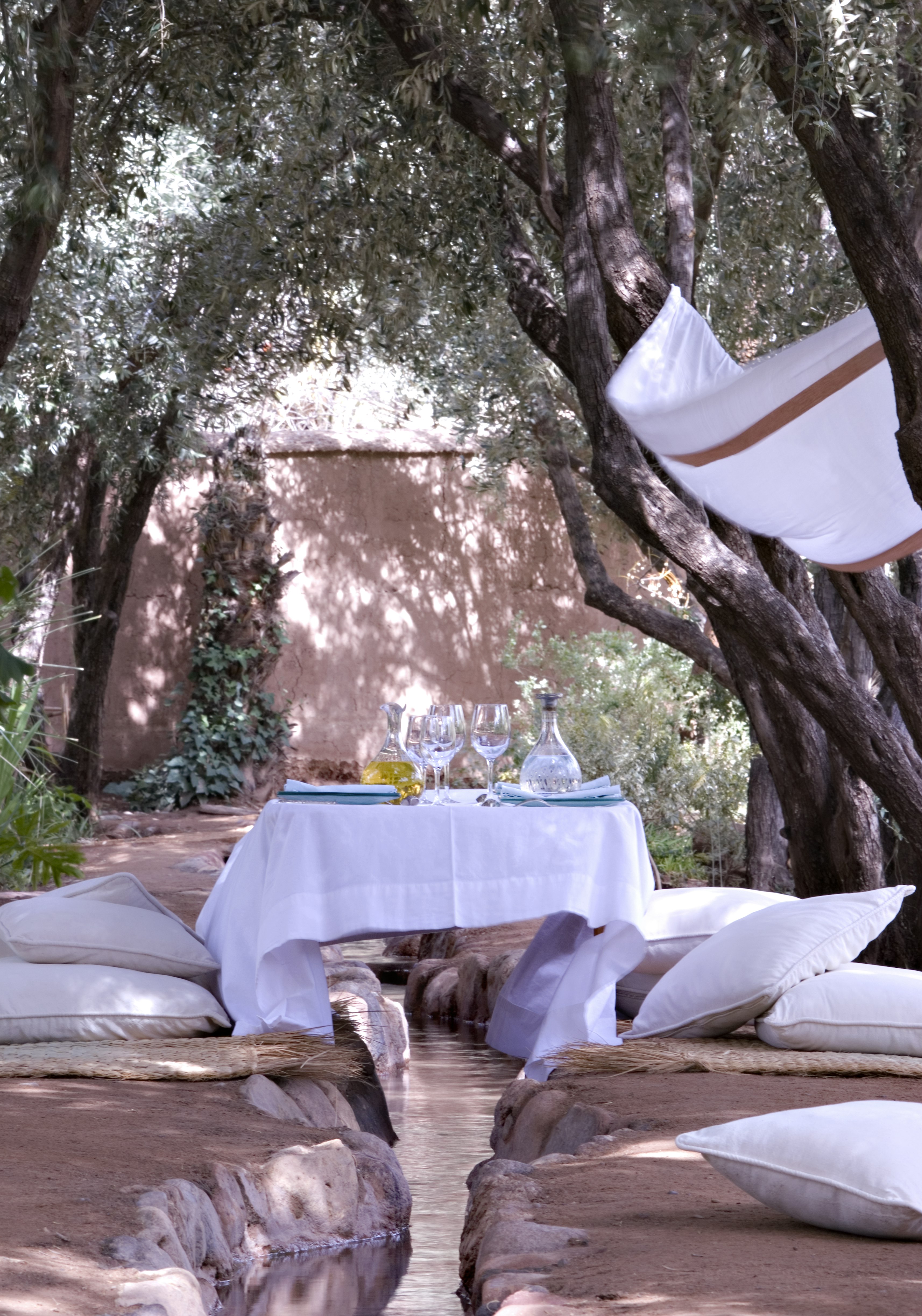 Lunch Feet in the Water