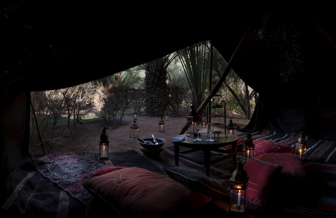 Traditional Berber Tent Garden Experience