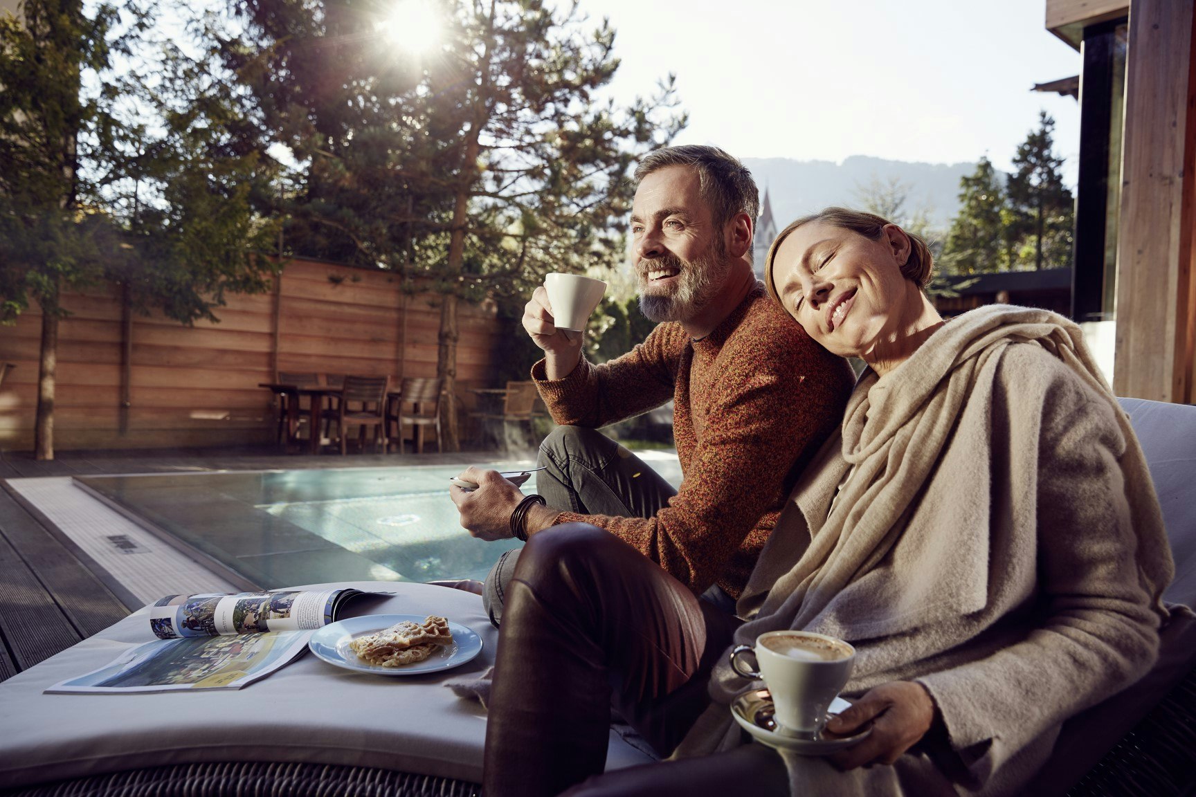 DasPosthotel - Coffee at the Pool