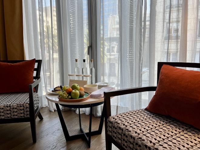 Deluxe Room Seating Area