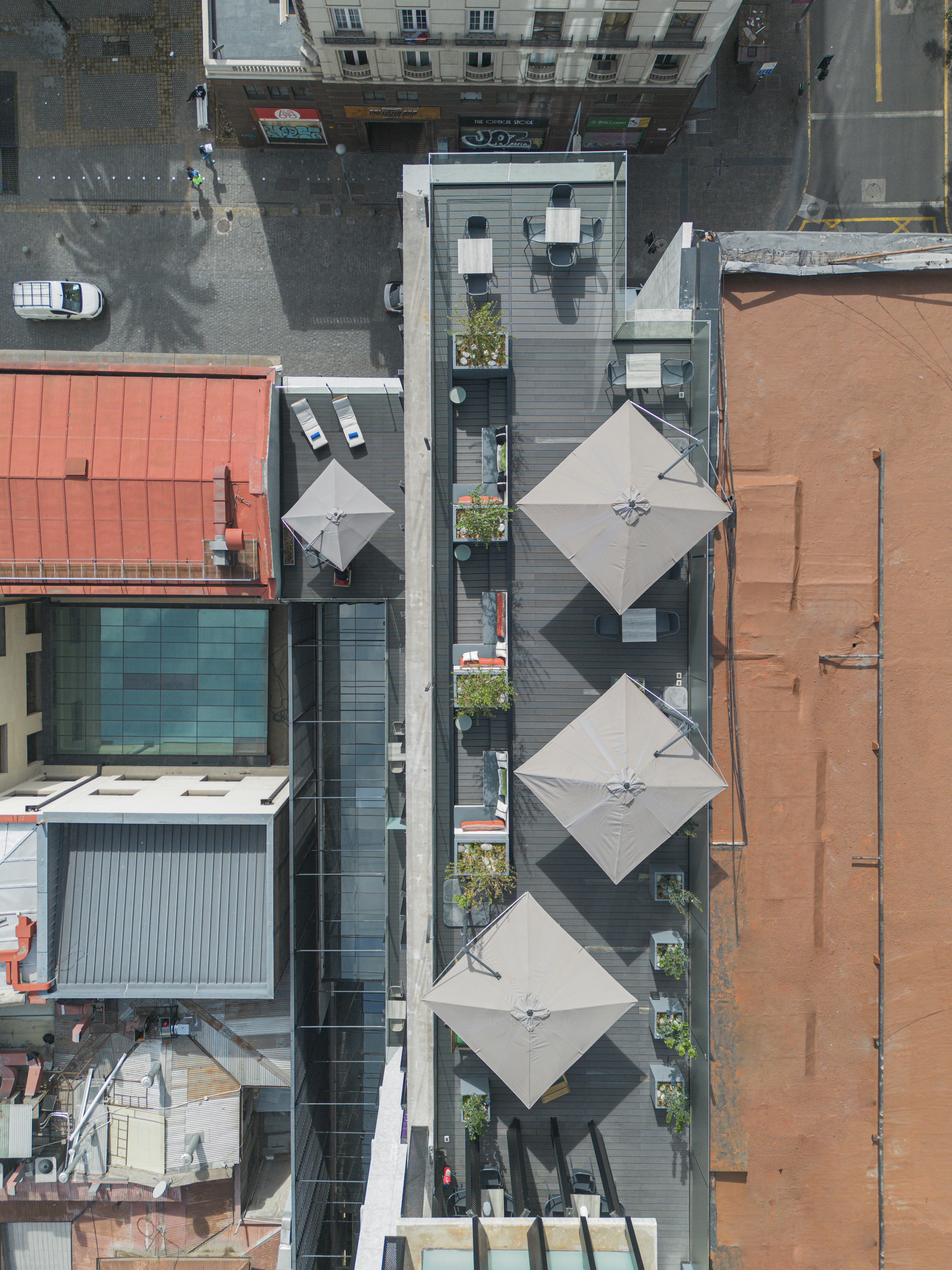 Debaines Terrace Birds Eye