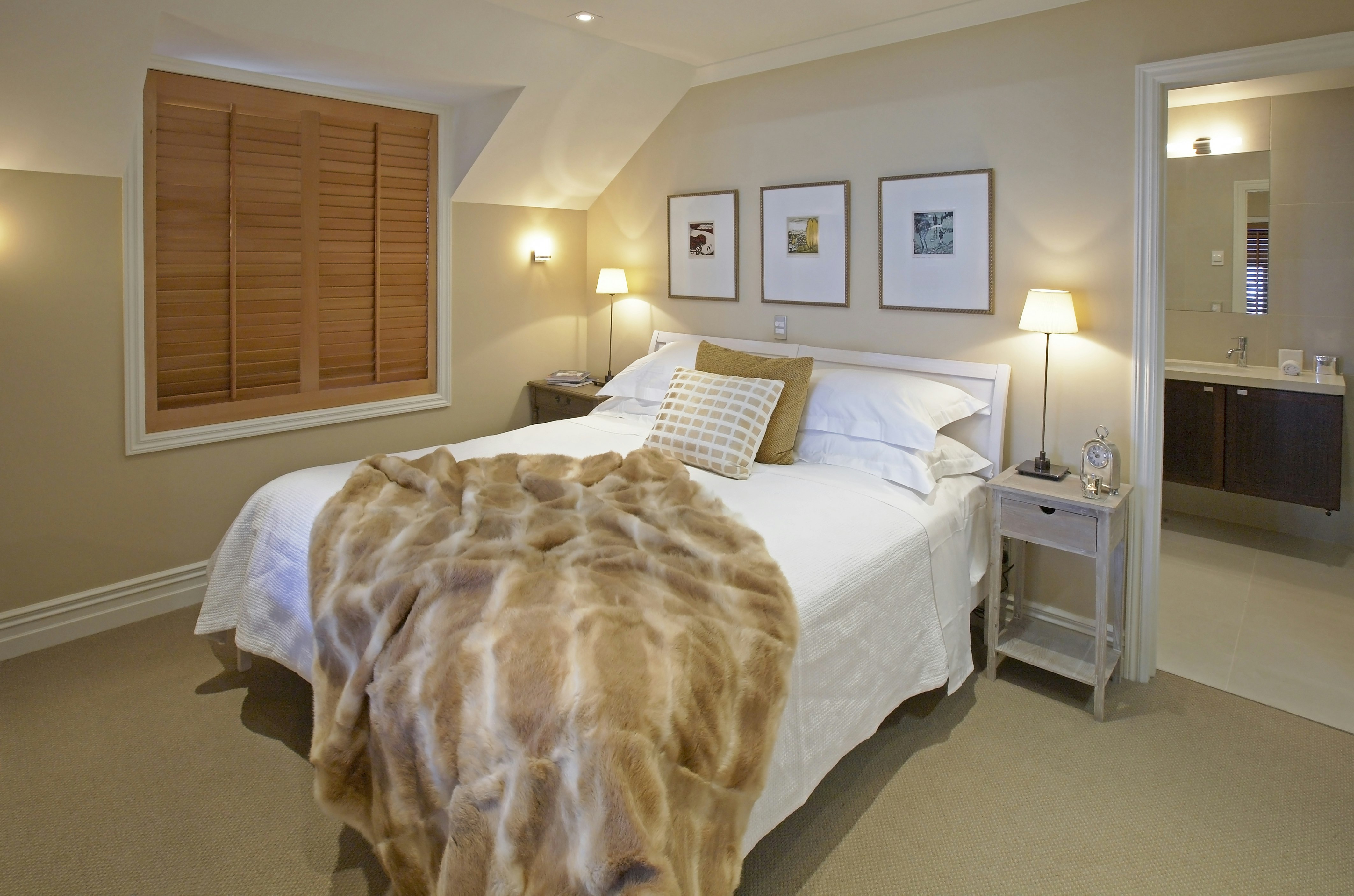 Lakefront Cottage Master Bedroom