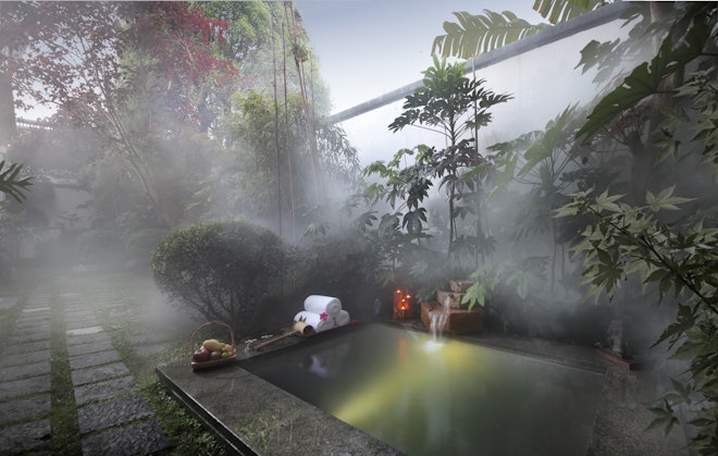 Hot Spring in Villa