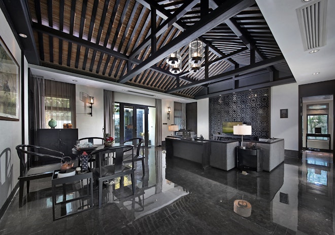 Floating Clouds Villa Living Room
