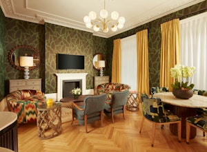 Three bedroom suite living room