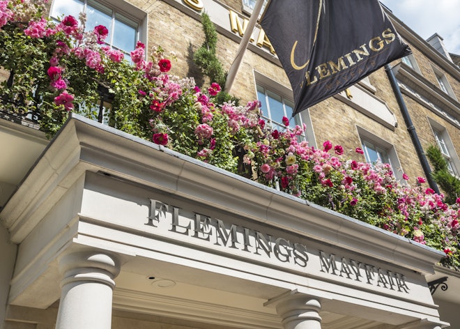 Flemings Mayfair Entrance Detail