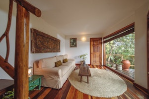 Waterfall View Suite - Living Area with Sofa bed
